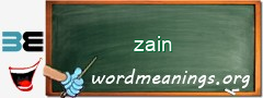 WordMeaning blackboard for zain